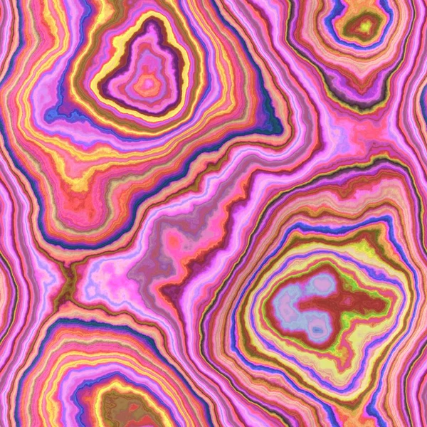 Mármol ágata pétrea patrón sin costura textura de fondo - multi vibrante color pastel - rosa, púrpura, azul, amarillo, verde — Foto de Stock