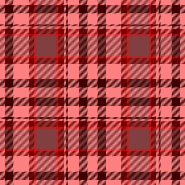 Check diamond tartan plaid fabric seamless pattern texture background - strawberry red, pink and brown color — Stock Photo, Image