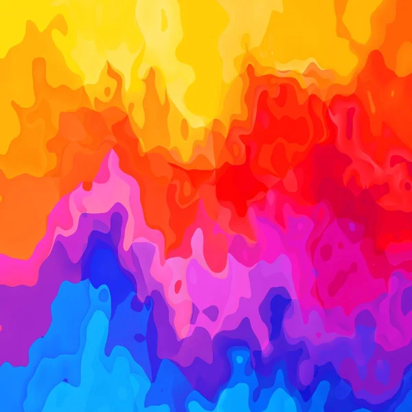 Abstrato manchado sem costura padrão textura fundo vibrante multicolorido - arte pintura moderna — Fotografia de Stock