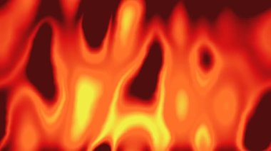 yanan ateş animasyonlu arka plan sorunsuz döngü video turuncu, sarı, kırmızı ve kahverengi renkleri