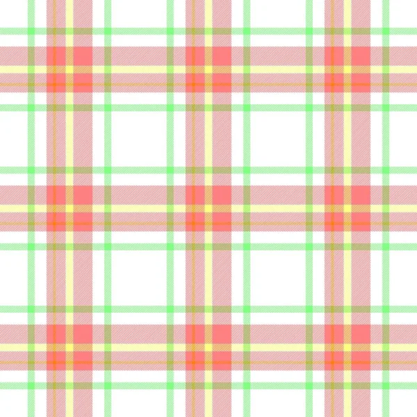 Verificar diamante tartan xadrez escocês tecido sem costura fundo textura padrão - branco, rosa bebê, verde, cor amarela e laranja — Fotografia de Stock