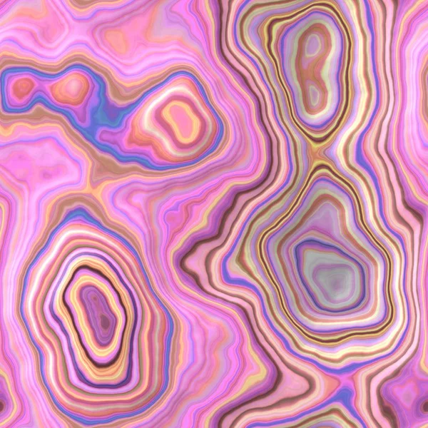 Marbre agate pierre sans couture motif texture fond - bébé rose, violet et bleu couleur — Photo