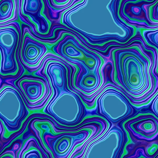 Marble agate stony seamless pattern texture background - royal blue, purple and green color — Stock Photo, Image