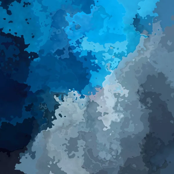 Abstracto manchado sin costuras patrón textura fondo azul y gris colores - arte de la pintura moderna - efecto acuarela — Foto de Stock