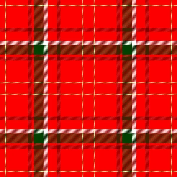 Verificar diamante tartan xadrez scotch tecido sem costura fundo textura padrão - vermelho, verde e amarelo cor — Fotografia de Stock