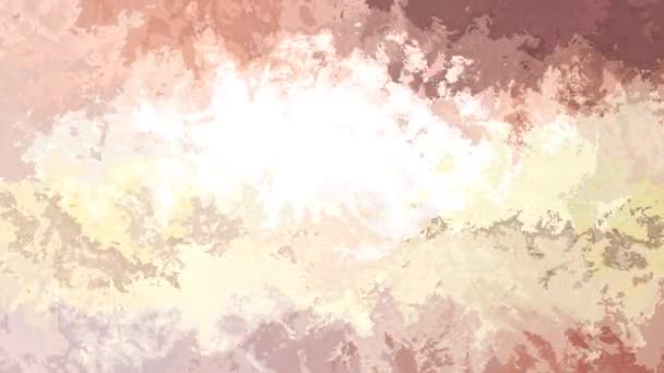 Abstract Animated Stained Background Seamless Loop Video Vntage Old Pink Light Yellow And Beige Colors