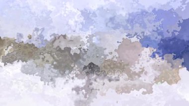 soyut animasyonlu arka plan sorunsuz döngü video - açık mavi, gri ve beyaz renkleri lekeli