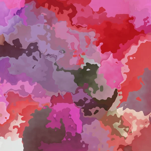 Abstrait motif teinté texture fond rose, lavande pourpre et rouge couleurs art peinture moderne effet aquarelle — Photo