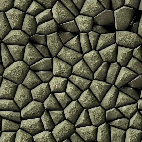 石畳石不規則なモザイク パターン テクスチャ シームレスな背景 - 舗装自然灰色 — ストック写真