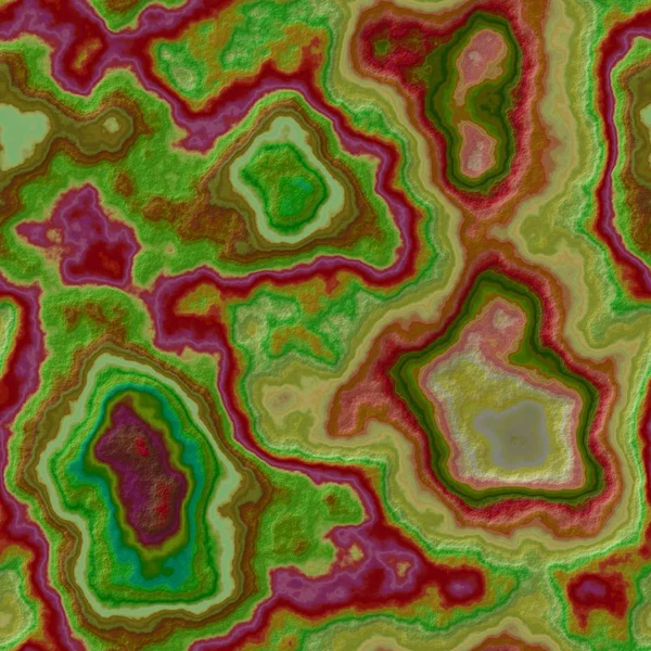 Arble ágata pedra sem costura padrão textura fundo verde, rosa quente, magenta, roxo e cor cáqui superfície áspera — Fotografia de Stock