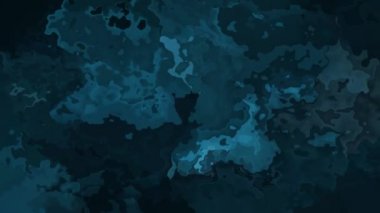 soyut animasyonlu arka plan sorunsuz döngü video - suluboya efekti - petrol mavi siyah rengi lekeli
