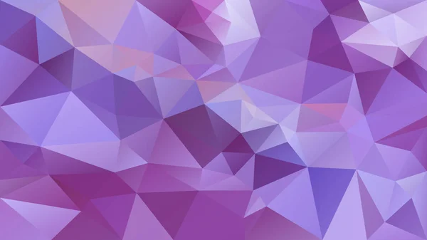 Vector abstract irregular polygonal background - triangle low poly pattern - vivid cool lavender purple violet color — Stock Vector