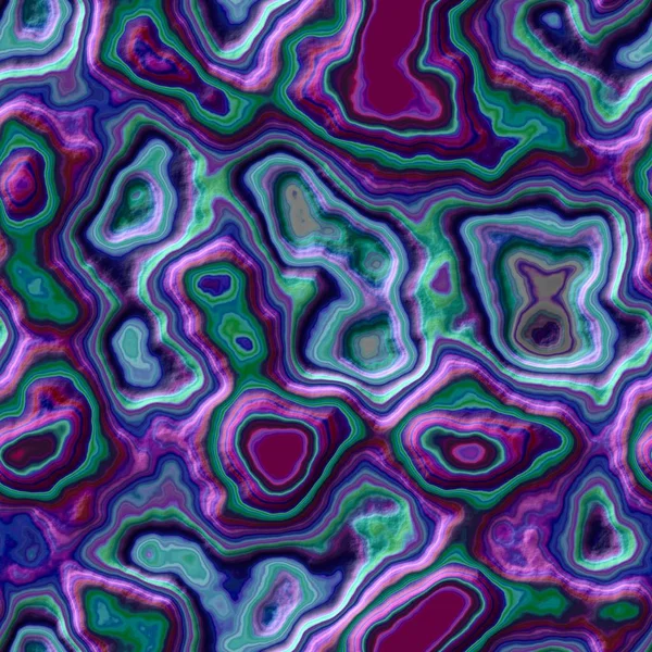 Mármol ágata pétrea patrón sin costuras textura fondo - oscuro perla púrpura violeta azul verde color - superficie rugosa — Foto de Stock