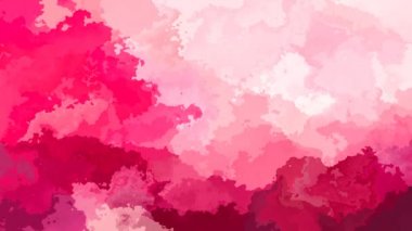 animasyonlu lekeli arka plan sorunsuz döngü video - suluboya efekti - pembe ve bebek pembe renk