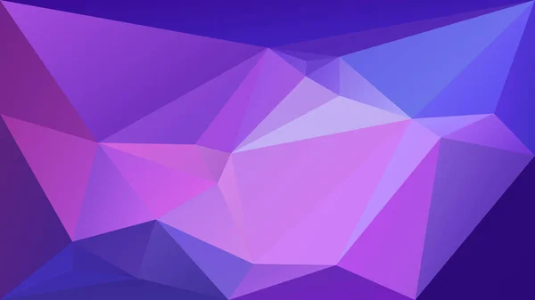 Vector abstracto irregular fondo poligonal triángulo bajo patrón de poli galaxia ultra violeta, púrpura y color lavanda — Vector de stock