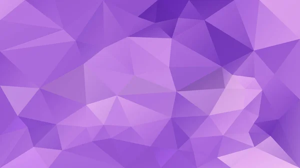 Vektor absztrakt szabálytalan sokszög háttér - háromszög alacsony poly minta - ultra violet, könnyű levendula és a lila szín — Stock Vector