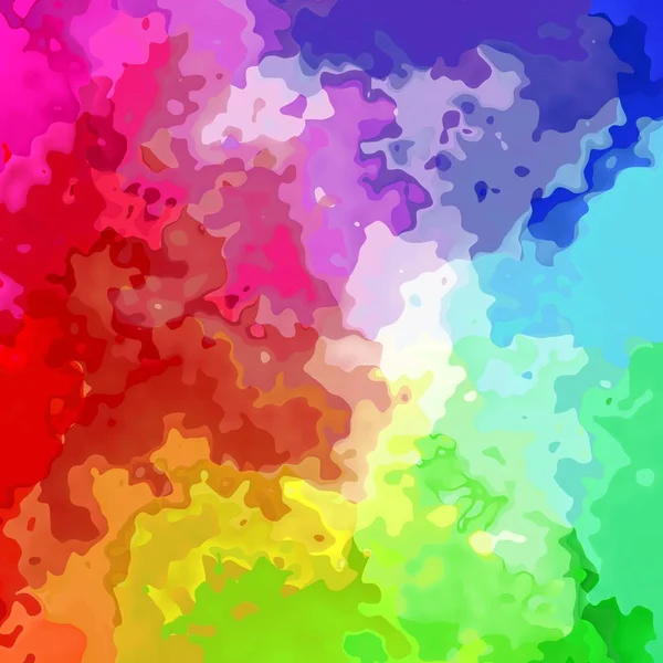 얼룩진된 패턴 질감 배경 풀 컬러 스펙트럼-현대 회화 예술-수채화 효과 추상화 — 스톡 사진