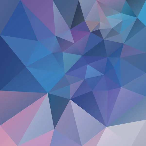 Vektor abstrakt unregelmäßigen polygonalen Hintergrund - Dreieck niedrigen Poly-Muster - holographische blaue, lila, volet und rosa Farbe — Stockvektor