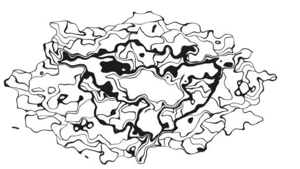 Abstrato Animado Cintilante Manchado Fundo Sem Costura Loop Vídeo Efeito — Vídeo de Stock