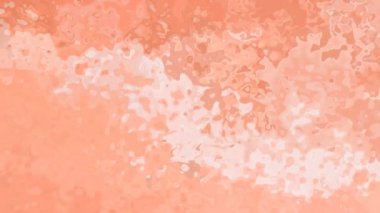 soyut animasyon ışıltılı arka plan lekeli dikişsiz video - suluboya benek etkisi - renkli somon rengi şeftali rengi mercan pembesi turuncu
