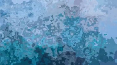 soyut animasyon ışıltılı arka plan lekeli dikdörtgen döngü videosu - suluboya benek etkisi - renk mavisi ve kayrak grisi