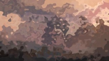 soyut renkli lekeli arka plan dikişsiz Hd döngü videosu - akrilik boya efekti yüzeyi - kahverengi bej rengi 