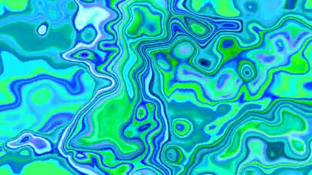 Abstract Animated Stained Background Full Seamless Loop Video Marble Agate — Stock Video