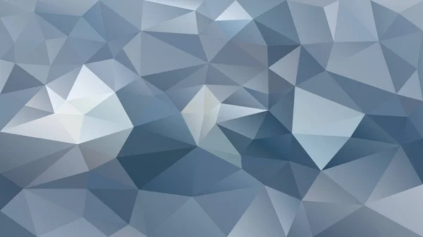 Vektor abstrakt oregelbunden polygon bakgrund - triangel låg poly mönster - färg skiffer grå blått silver — Stock vektor