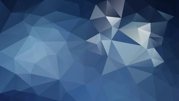 Vektor Abstrakt Unregelmäßiger Polygonhintergrund Dreieck Low Poly Pattern Blaues Farbspektrum — Stockfoto