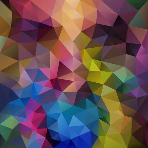ベクトル抽象的な不規則な多角形の背景 三角形の低ポリパターン フルスペクトルマルチカラー虹 — ストックベクタ