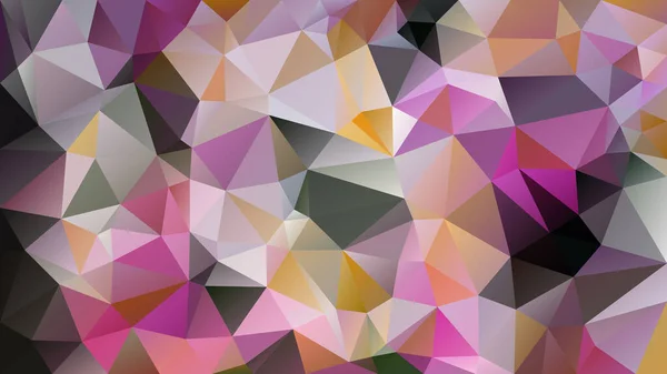 ベクトル抽象的な不規則な多角形の背景 三角形低ポリパターン マルチカラーピンクグレーパープル — ストックベクタ