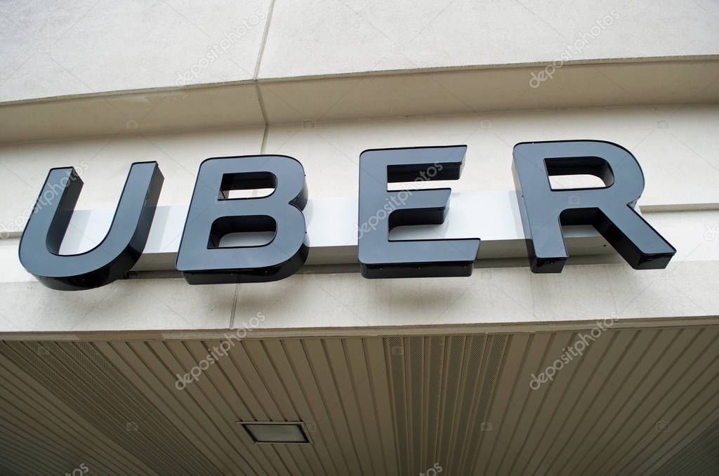 Uber Office in Oak Park, Michigan USA - May 1, 2017: Exterior view of an Uber office on May 1, 2017Oak Park, Michigan USA