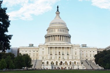 Washington DC - 17 Temmuz 2017: Capitol kubbe koltuk Washington DC ABD Hükümeti Amerika Birleşik Devletleri