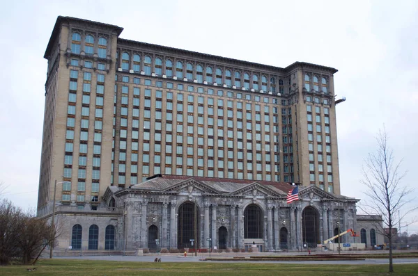 Detroit Michigan Usa April 2018 Michigan Central Station Mcs Detroit — Stockfoto