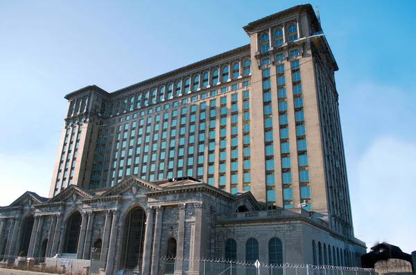 Detroit Michigan Usa April 2018 Michigan Central Station Mcs Detroit - Stock-foto