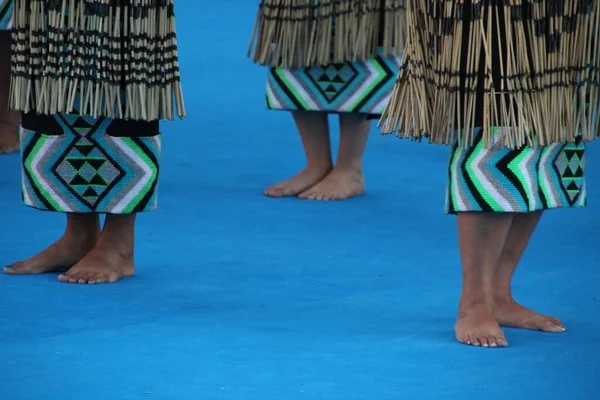 Okyanusyalı Dansçılar Bir Sokak Festivalinde — Stok fotoğraf