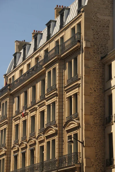 Classic Apartments Block Paris — Stock Photo, Image