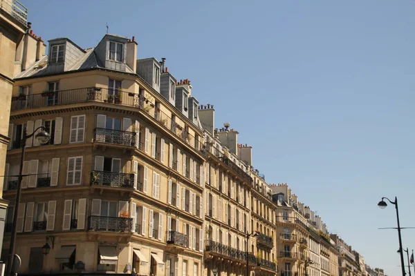 Klassieke Appartementen Blok Parijs — Stockfoto