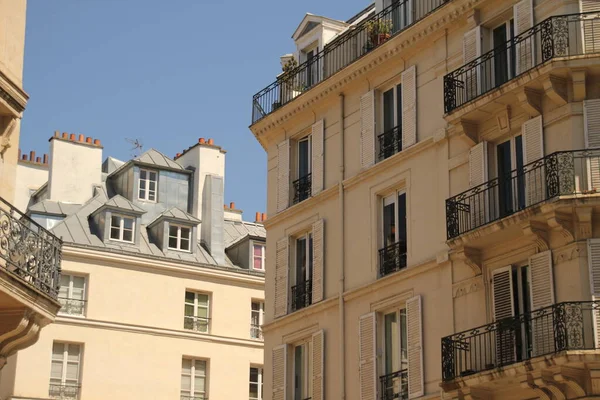 Bloque Apartamentos Clásicos París —  Fotos de Stock
