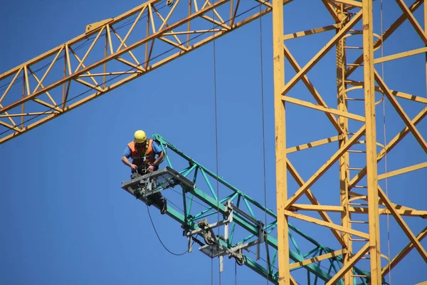 Local Construção Num Ambiente Urbano — Fotografia de Stock