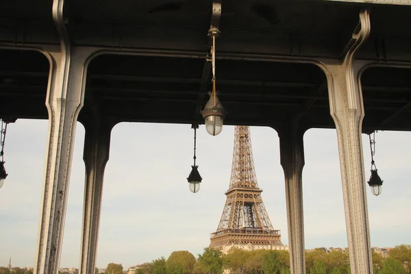 Detail Bir Hakeim Bridge Paris — Stock Photo, Image