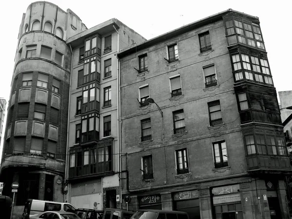 Blocco Appartamenti Quartiere Bilbao — Foto Stock