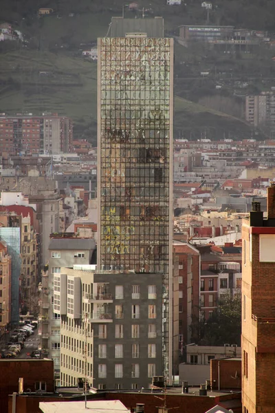 Flervåningshus Ett Grannskap Till Bilbao — Stockfoto