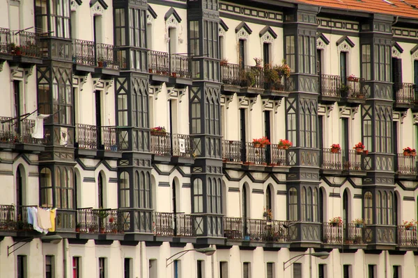 Block Flats Neighbohood Bilbao — Stock Photo, Image