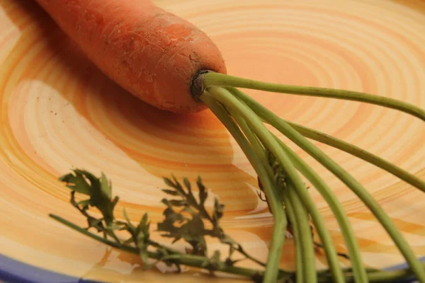 Закрыть Морковку Блюдо — стоковое фото