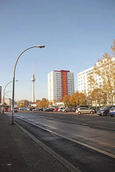 Vista Torre Alexanderplatz Berlín — Foto de Stock