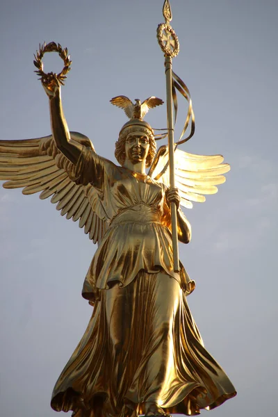 Kolumna Zwycięstwa Charlottenburgu Berlin — Zdjęcie stockowe