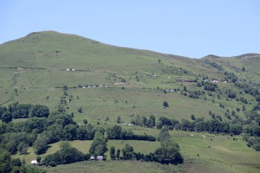 Fransız Pyrinees 'deki manzara