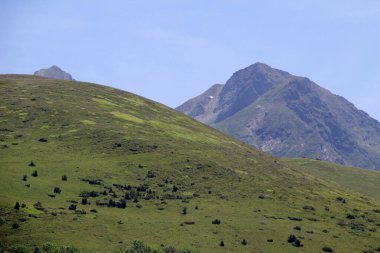 Fransız Pyrinees 'deki manzara