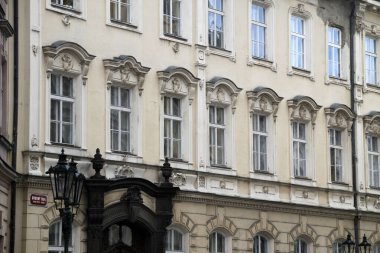 Prag şehir merkezindeki mimar mirası.